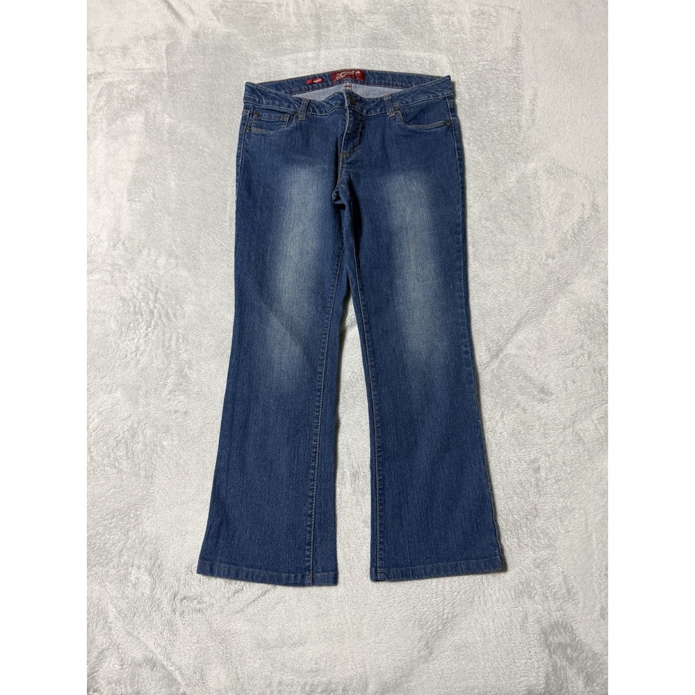 AriZona Youth Girls Size 16.5 Plus Blue Bootcut Jeans Denim 100% Cotton 30x25